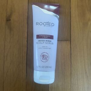 Rooted Rituals scalp scrub gingerroot & mint